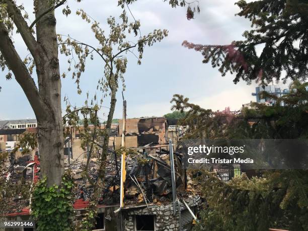 Effects of the fire disaster at Europa-Park on May 26, 2018 in Rust, Germany.