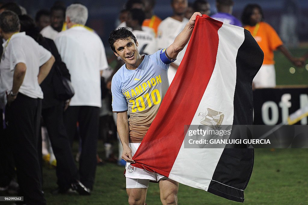 Kamel Ahmed Hassan (C) Captain of Egypt
