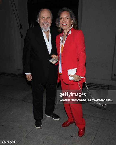 George Schlatter and Jolene Brand are seen on May 26, 2018 in Los Angeles, California.