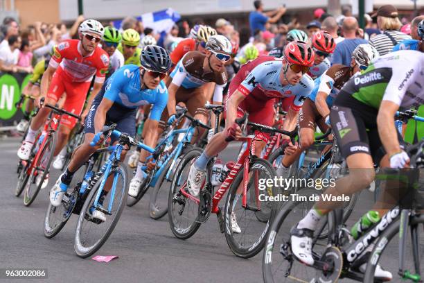 Jose Goncalves of Portugal and Team Katusha-Alpecin / Dayer Uberney Quintana Rojas of Colombia and Movistar Team / during the 101st Tour of Italy...