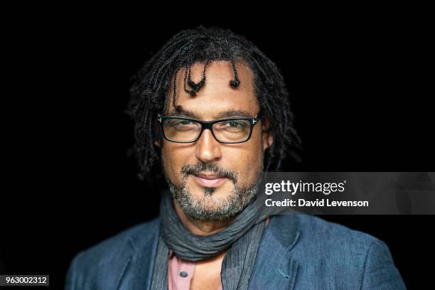 David Olusoga, historian and broadcaster, at the Hay Festival on May 27, 2018 in Hay-on-Wye, Wales.