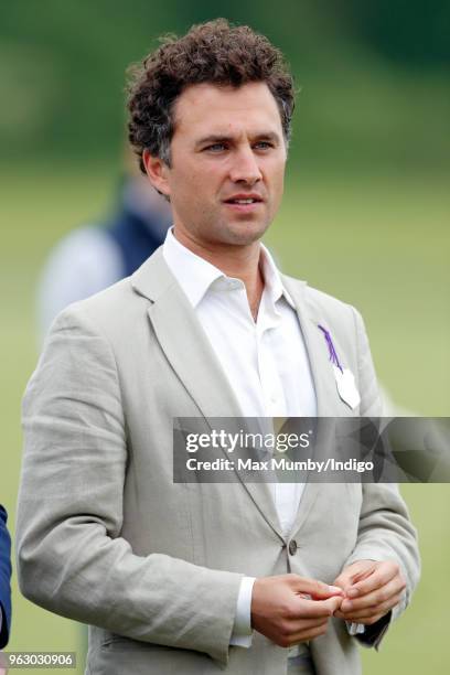 Thomas van Straubenzee attends the Jerudong Trophy charity polo match at Cirencester Park Polo Club on May 25, 2018 in Cirencester, England.