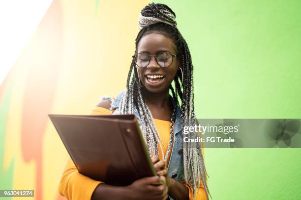 portrait of afro student - student fashion stock pictures, royalty-free photos & images