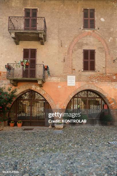 Detail of Saluzzo, one of ten most beautiful little villages in Italy. Saluzzo is a village of Piemonte region northern Italy. In Saluzzo there are...