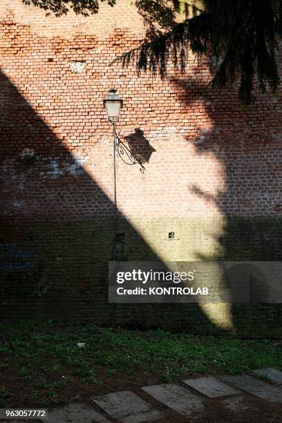 Detail of Saluzzo, one of ten most beautiful little villages in Italy. Saluzzo is a village of Piemonte region northern Italy. In Saluzzo there are...