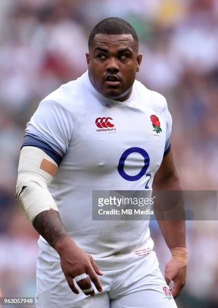England's Kyle Sinckler, during the Quilter Cup match between England and the Barbarians at Twickenham Stadium on May 27, 2018 in London, England.
