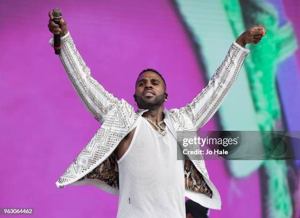 Jason Derulo performs at BBC Music Biggest Weekend held at Singleton Park on May 27, 2018 in Swansea, Wales.