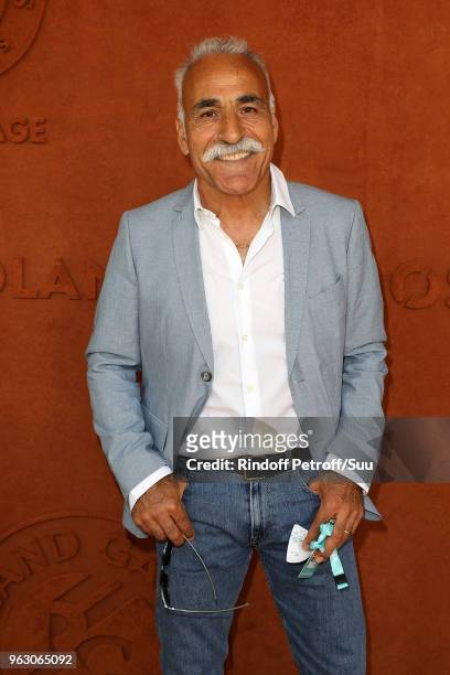 Mansour Bahrami attends the French Open at Roland Garros on May 27, 2018 in Paris, France.