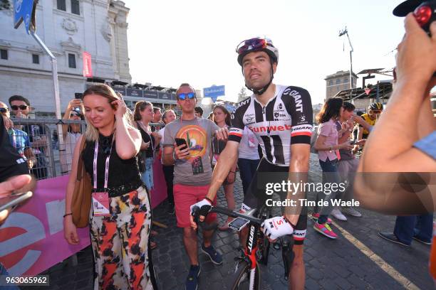 Arrival / Tom Dumoulin of The Netherlands and Team Sunweb / Thanee Van Hulst of The Netherlands Girlfriend / during the 101st Tour of Italy 2018,...