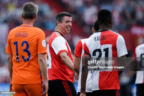 Roy Makaay during the Dirk Kuyt Testimonial at the Feyenoord Stadium on May 27, 2018 in Rotterdam Netherlands
