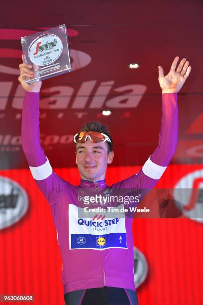 Podium / Elia Viviani of Italy and Team Quick-Step Floors Purple Points Jersey / Celebration / during the 101st Tour of Italy 2018, Stage 21 a 115km...