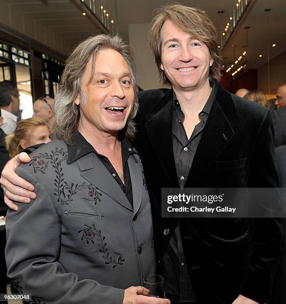 Musician Jim Lauderdale and Bug Music CEO John Rudolph attend Bug Music's Grammy Party at Wolfgang Puck at LA Live on January 31, 2010 in Los...