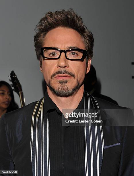 Actor Robert Downey Jr. Attends the 52nd Annual GRAMMY Awards held at Staples Center on January 31, 2010 in Los Angeles, California.