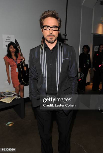 Actor Robert Downey Jr. Attends the 52nd Annual GRAMMY Awards held at Staples Center on January 31, 2010 in Los Angeles, California.