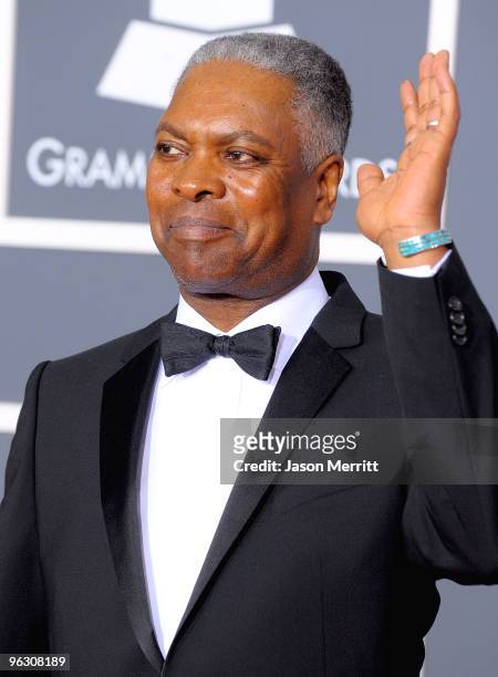 Musician Booker T. Jones arrives at the 52nd Annual GRAMMY Awards held at Staples Center on January 31, 2010 in Los Angeles, California.