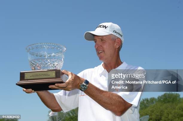 Low Scoring PGA Professional, Mark Mielke during the Final Round for the 79th KitchenAid Senior PGA Championship held at Harbor Shores Golf Club on...