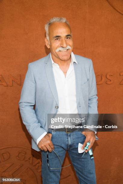 Mansour Bahrami attends the 2018 French Open - Day One at Roland Garros on May 27, 2018 in Paris, France.