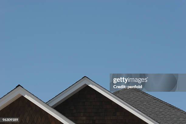 new home - gable stock pictures, royalty-free photos & images