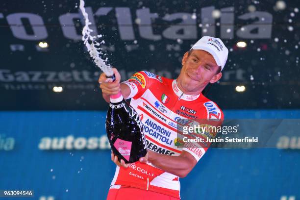Podium / Francesco Gavazzi of Italy and Team Androni Giocattoli-Sidermec / Celebration / Champagne / during the 101st Tour of Italy 2018, Stage 21 a...