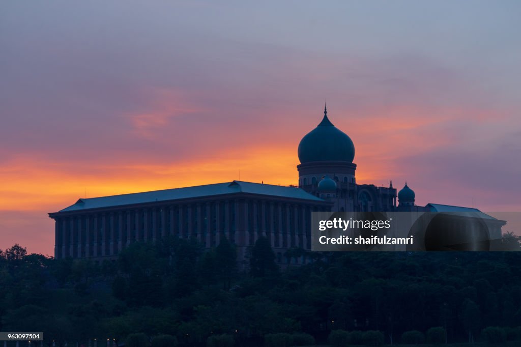 The Perdana Putra is a building in Putrajaya, Malaysia which houses the office complex of the Prime Minister of Malaysia.