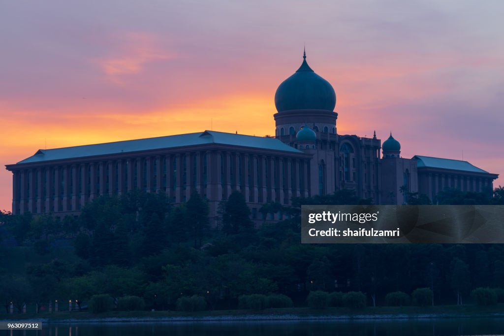 The Perdana Putra is a building in Putrajaya, Malaysia which houses the office complex of the Prime Minister of Malaysia.