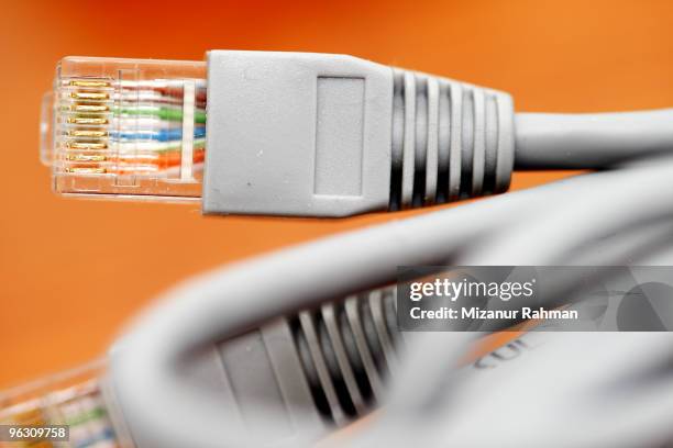 rj45 going wireless - mizanur rahman stock pictures, royalty-free photos & images