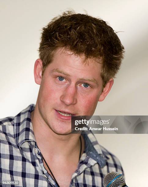 Prince Harry attends the inaugural Sentebale Polo Cup on January 31, 2010 in Apes Hill, Barbados. The Sentebale Polo Cup is to help raise funds to...