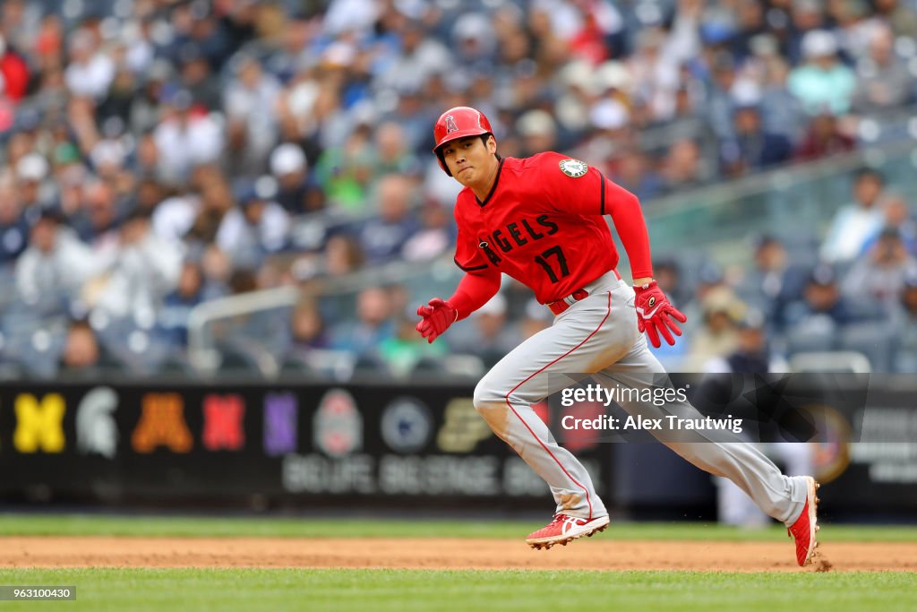 Los Angeles Angels v. New York Yankees