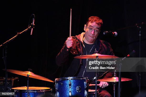 Comedian Fred Armisen performs at the Beyond Funderdome Comedy Blowout at the 3LD Art & Technology Center on January 31, 2010 in New York City.