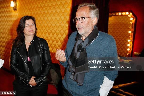 Actor Fabrice Luchini attends "Sans Moderation" Laurent Gerra show at Casino de Paris on May 22, 2018 in Paris, France.