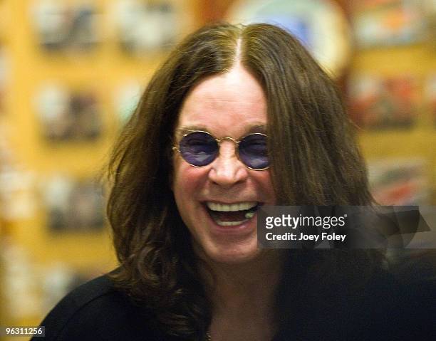 Ozzy Osbourne promotes his book ''I Am Ozzy'' at Barnes & Noble on January 30, 2010 in Skokie, Illinois.