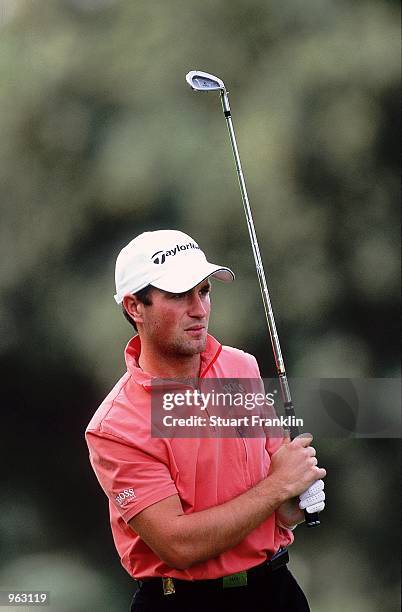 Steve Webster of England in action during the Telefonica Open De Madrid held at the Club De Campo, in Madrid, Spain. \ Mandatory Credit: Stuart...