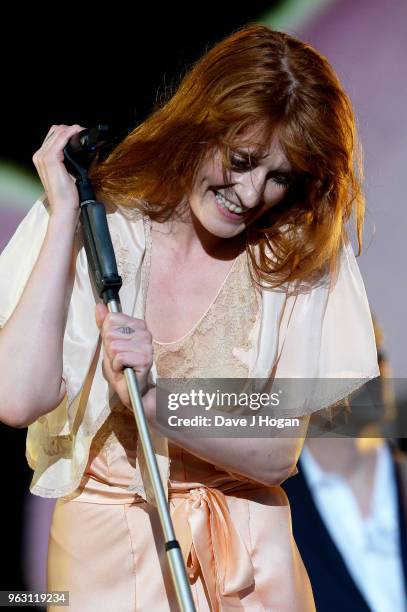 Florence Welch of Florence + The Machine performs during day 2 of BBC Radio 1's Biggest Weekend 2018 held at Singleton Park on May 27, 2018 in...