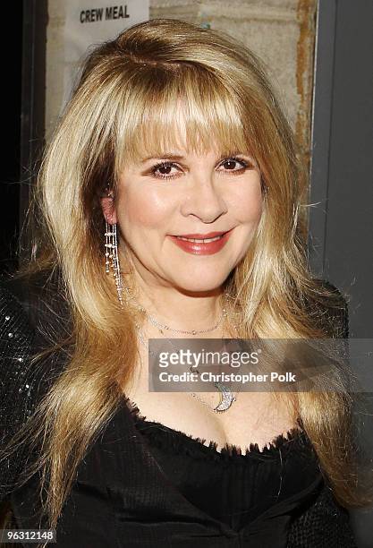 Singer Stevie Nicks backstage during the 52nd Annual GRAMMY Awards held at Staples Center on January 31, 2010 in Los Angeles, California.