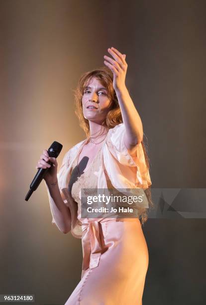 Florence Welch of Florence and the Machine perform at BBC Music Biggest Weekend held at Singleton Park on May 27, 2018 in Swansea, Wales.