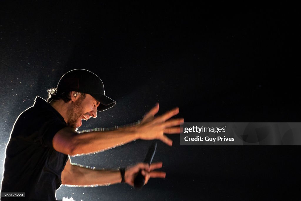 Enrique Iglesias Performs At Park HaYarkon, Tel Aviv