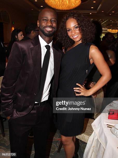 Bryan Michael Cox and Alicia Keys attend the SESAC Pre-Grammy Brunch at The Four Seasons Hotel on January 31, 2010 in Beverly Hills, California.