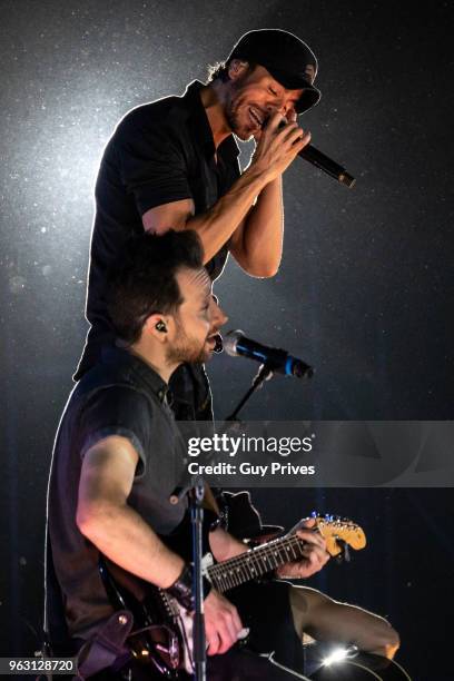 Enrique Iglesias performs at Park HaYarkon on May 27, 2018 in Tel Aviv, Israel.