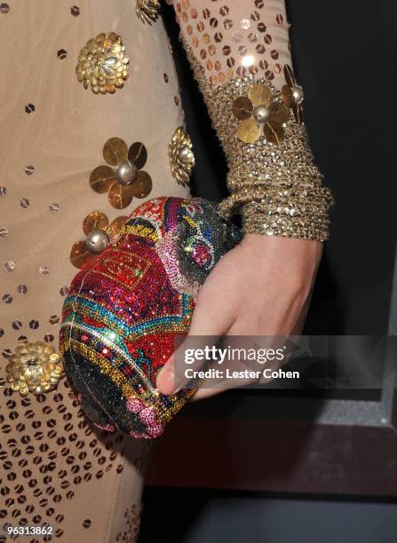 Singer Katy Perry arrives at the 52nd Annual GRAMMY Awards held at Staples Center on January 31, 2010 in Los Angeles, California.