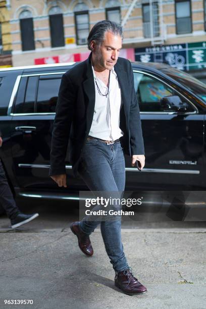 Christian Carino is seen in the Lowere East Side on May 27, 2018 in New York City.