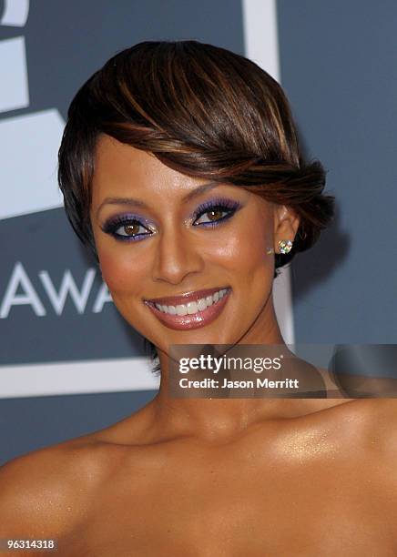 Singer Keri Hilson arrives at the 52nd Annual GRAMMY Awards held at Staples Center on January 31, 2010 in Los Angeles, California.