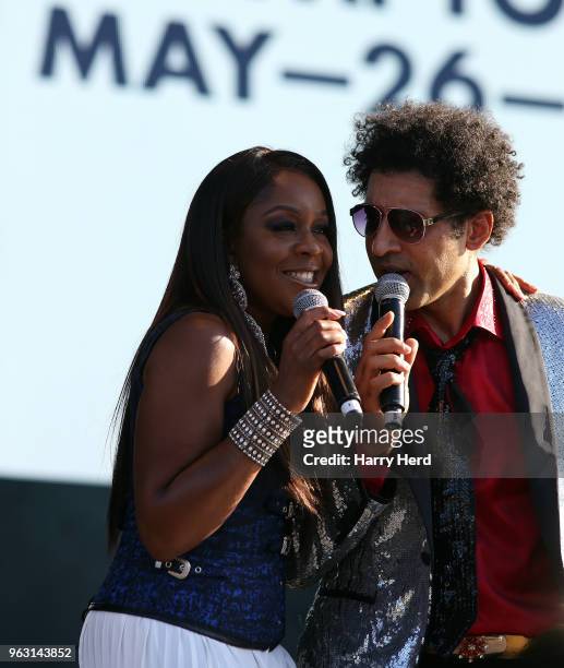 Maizie Williams of Boney M performs at Common People Festival on Southampton Common on May 27, 2018 in Southampton, England.