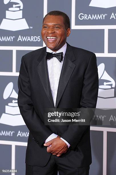 Musician Robert Cray arrives at the 52nd Annual GRAMMY Awards held at Staples Center on January 31, 2010 in Los Angeles, California.