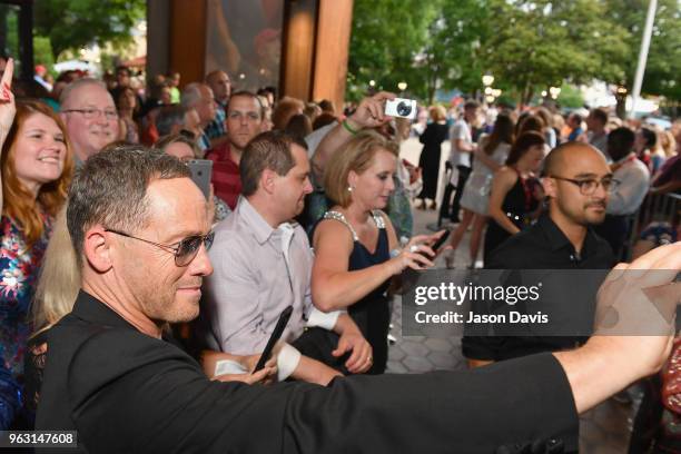 Artist TobyMac takes photos with fans at the 6th Annual KLOVE Fan Awards at The Grand Ole Opry on May 27, 2018 in Nashville, Tennessee.