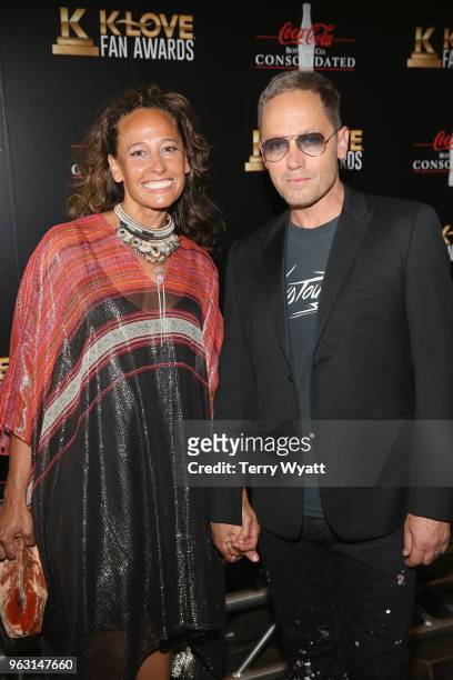 Amanda McKeehan and artist TobyMac attend the 6th Annual KLOVE Fan Awards at The Grand Ole Opry on May 27, 2018 in Nashville, Tennessee.