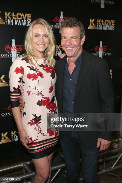 Guest and actor Dennis Quaid attend the 6th Annual KLOVE Fan Awards at The Grand Ole Opry on May 27, 2018 in Nashville, Tennessee.