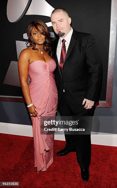 Rapper Paul Wall and wife Crystal Slayton arrive at the 52nd Annual GRAMMY Awards held at Staples Center on January 31, 2010 in Los Angeles,...