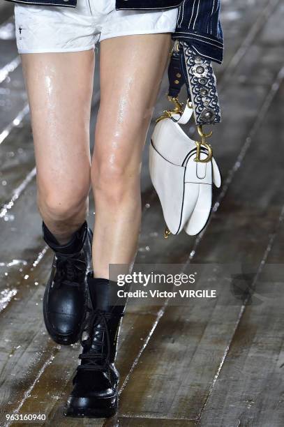 Model walks the runway during the Christian Dior Couture S/S19 Cruise Collection on May 25, 2018 in Chantilly, France.