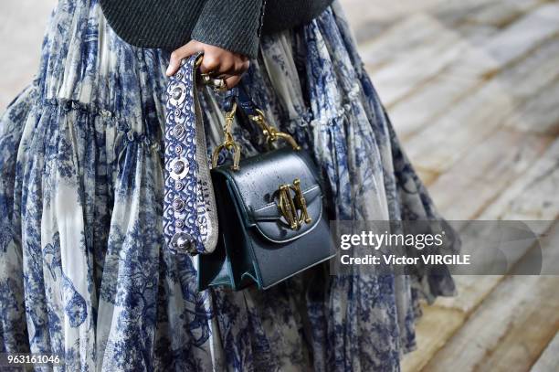 Model walks the runway during the Christian Dior Couture S/S19 Cruise Collection on May 25, 2018 in Chantilly, France.