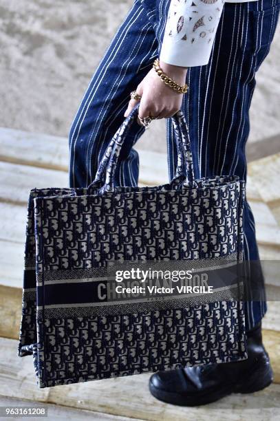 Model walks the runway during the Christian Dior Couture S/S19 Cruise Collection on May 25, 2018 in Chantilly, France.